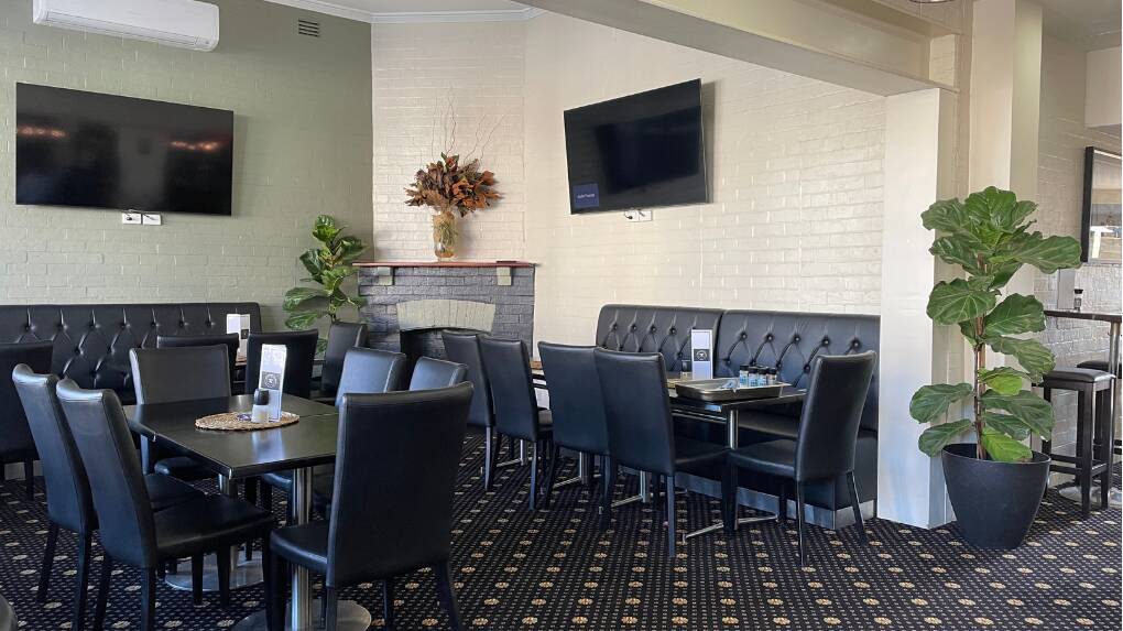 Fully renovated dining room at the Telegraph Hotel in Molong. Picture by Emily Gobourg.