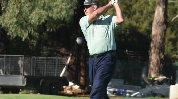 One of the nine prize winners, Nicky Basson at Cowra Veterans Golf. File image.