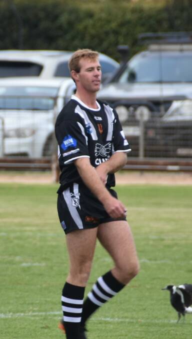 One of the magpies 'Mr-Fix-It' players, Jack Harper.