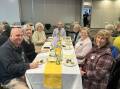 CUC manager Stephen Kilner, Sylvia White, Cr Nikki Kiss OAM, Robyn House of Blayney, Ian and Sue Brown at the Cowra Inner Wheel changeover. Image supplied.