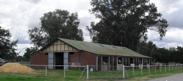 The Cowra Showground horse stalls. Photo NSW Government