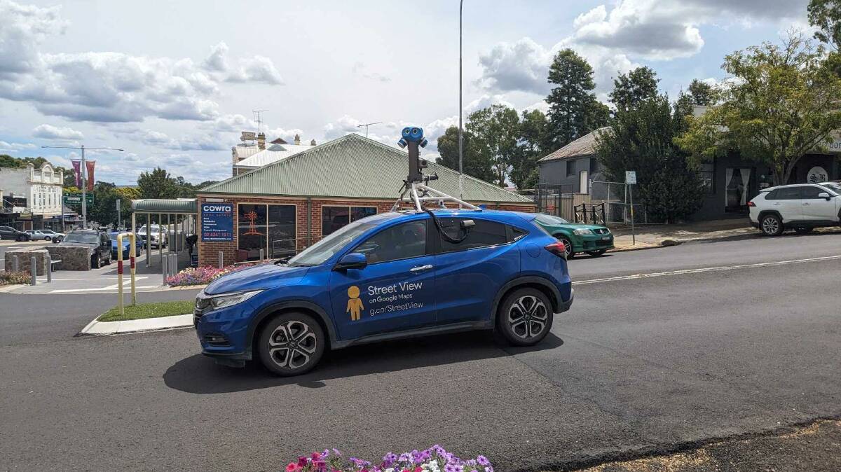 A Google Street View vehicle has been spotted in Cowra. Photo Dan Ryan